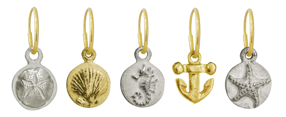 Summer Jewelry 2018: Sand Dollars, Shells, Sea Horses, Anchors, Starfish