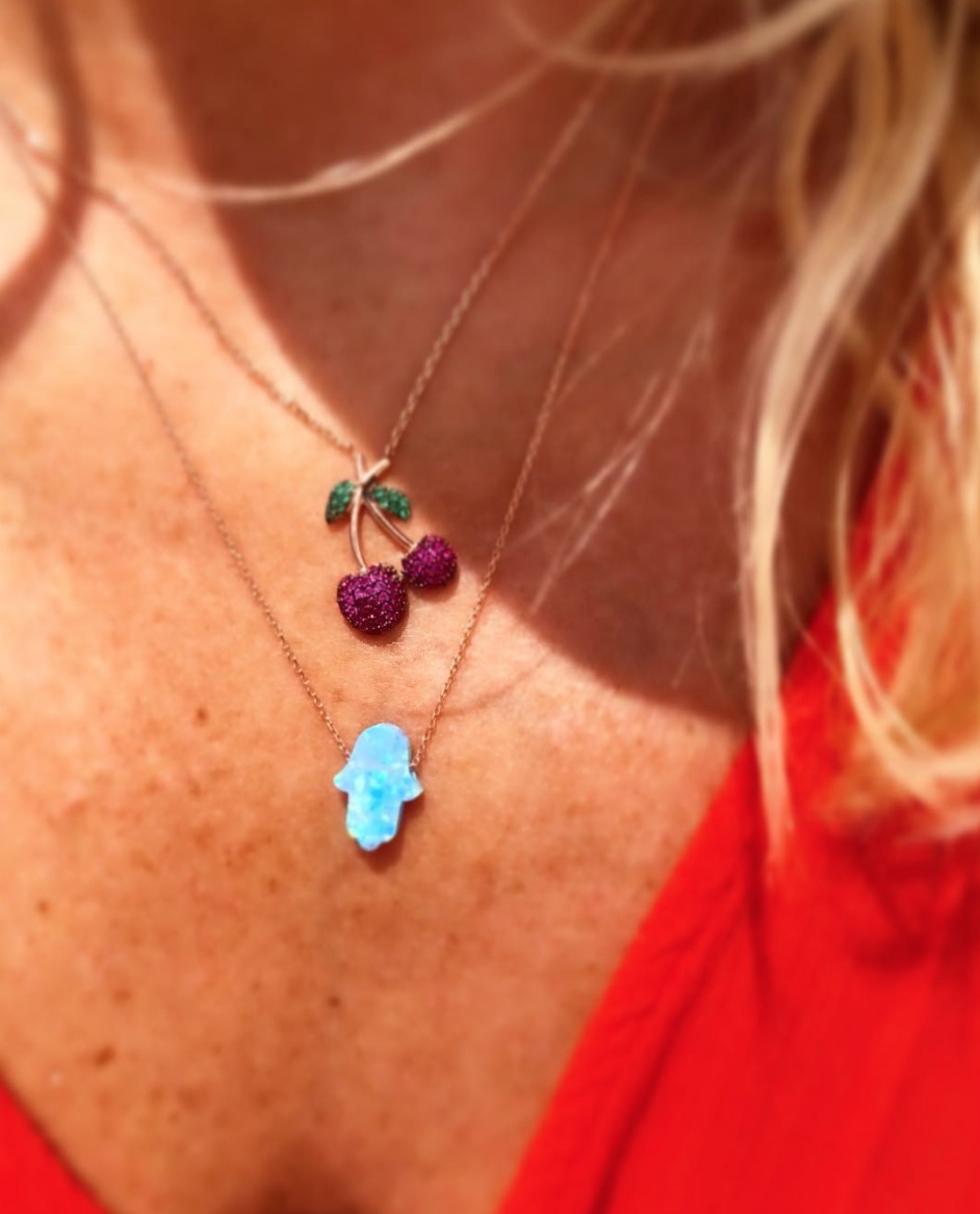4: © Lucky Eyes London Summer Jewelry 2018: Fruits and Flamingos