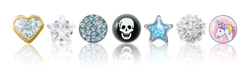 10: © Studex Summer Jewelry 2018: Festival Style with Skulls, Unicorns, Stars, Hearts